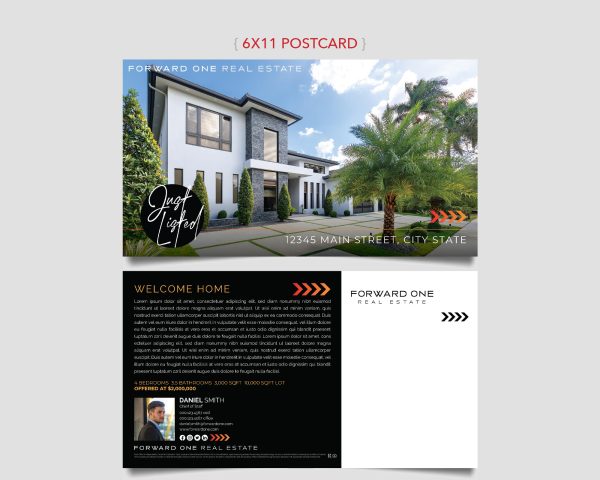 FORWARD ONE Super Jumbo Postcard